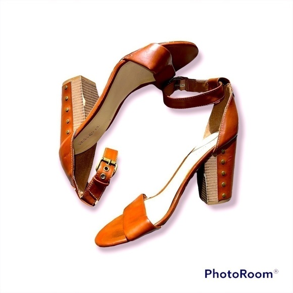 Indigo Rd Strappy Studded Thick Heel Sandals - Picture 1 of 4